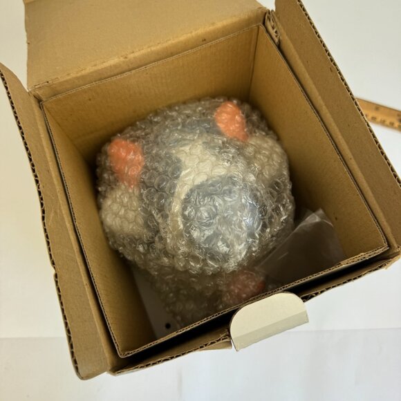 Vtg Himark Ceramic Cow Bull Farm Wall Mount Towel Holder Peaches n Cream w Box - Picture 15 of 15